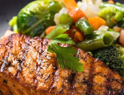 Cena después de entrenamiento intenso