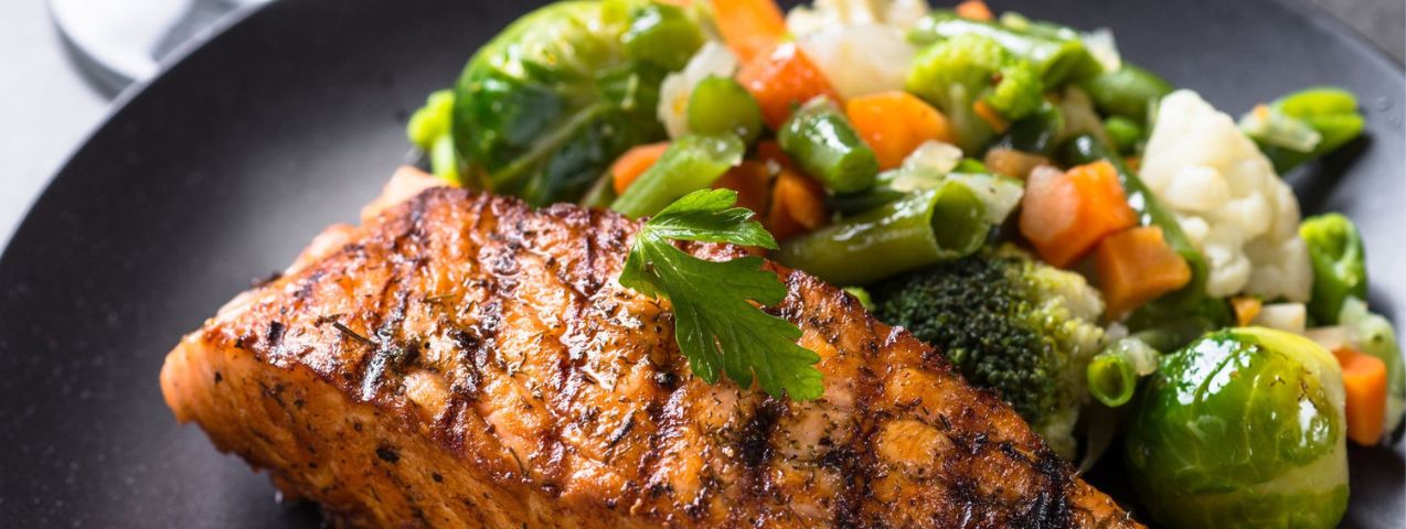 Cena después de entrenamiento intenso