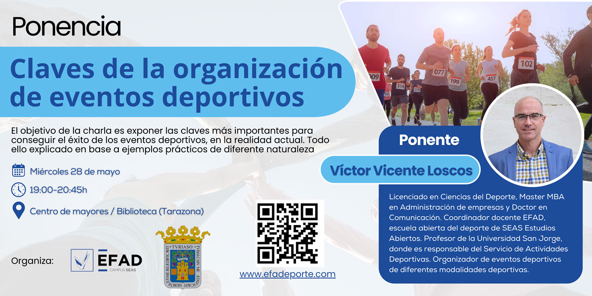 CHARLA SOBRE LAS CLAVES PARA ORGANIZAR EVENTOS DEPORTIVOS DEL FUTURO