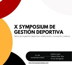 Cartel X Symposium Gestión Deportiva